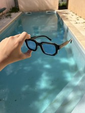 Lunettes rétro noires verres