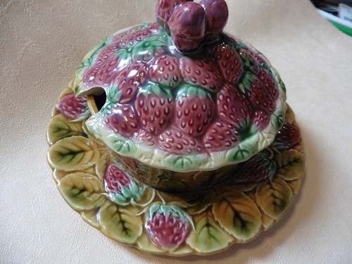 Beau confiturier faience de - beau, en