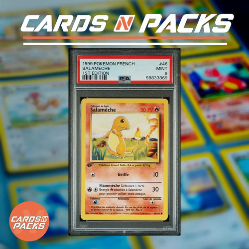 Carte pokemon salamèche - carte,