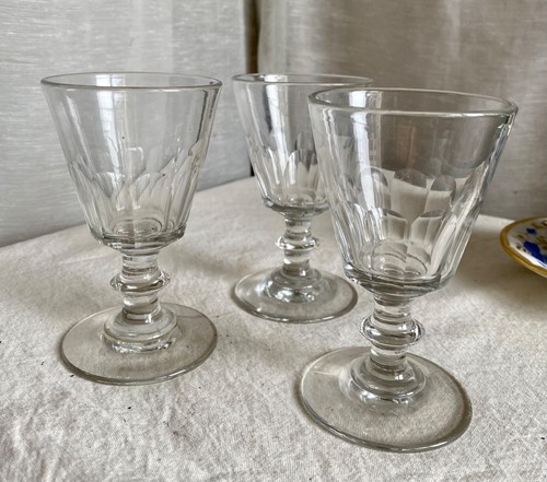 Lot verres cristal xixé - 3,