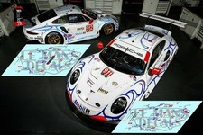Stickers Porsche 991 RSR Petit Le Mans 2018 1:32 1:43 1:24 18 Stickers...