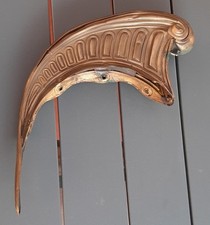 Cimier de Casque de Pompier 1855 France Second Empire ORIGINAL laiton