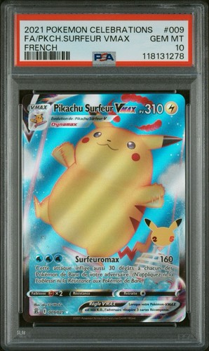 Carte pokémon pikachu surfeur - pikachu,