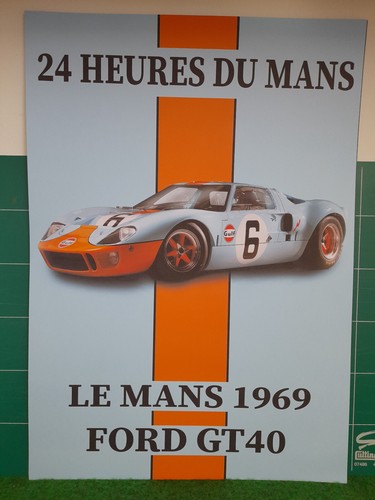 Ford gt40 mans 1969 gulf - le,