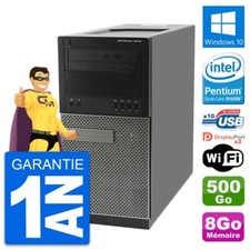 PC Tour Dell OptiPlex 9010 Intel G630 RAM 8Go Disque Dur 500Go Windows 10 Wifi