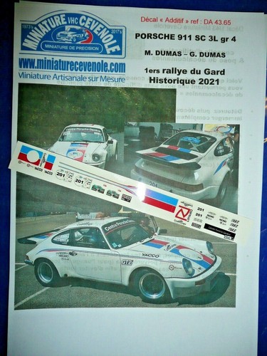 Mc43 decal porsche 911 - decal,