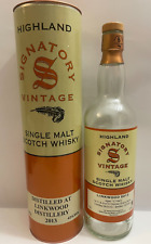 Bouteille Vide Highland Signatory Vintage Linkwood 2013 Single Malt ScotchWhisky