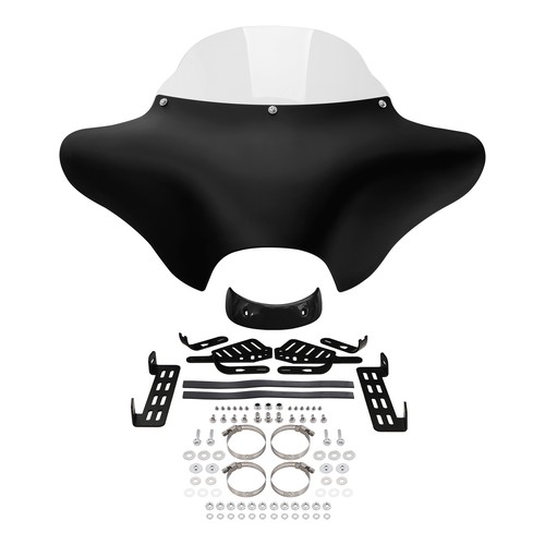Matte black batwing fairing - black,
