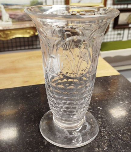 Vase cristal taillé - vase, en