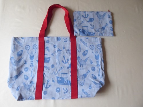Sac plage pochette neufs - +,