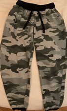 Garage Woman Camouflage Sweatpants XS W/Elastic Band And Tie