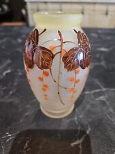 Vase.en Verre Émaillé  Joma