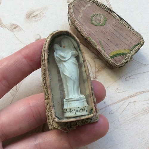 Ancien reliquaire xixè notre - ancien,