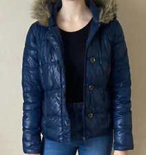 Doudoune bleu femme manteau à