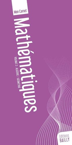 Mon carnet mathématiques - carnet,