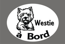* 1 Sticker -  Westie à Bord
