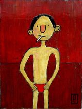 Art contemporain - Baigneur