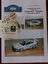 DECAL 1: 43 - PORSCHE 911 GT+- ENJOLRAS - RALLYE DES CEVENNES 2011 (no IXO)