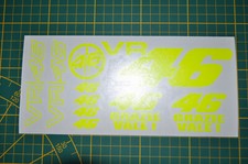 STICKERS FLUO GRAZIE  VALE VR46   VALENTINO ROSSI Moto GP ,vr46  FLUO