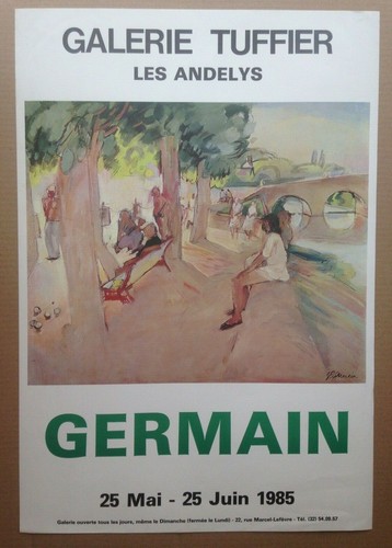 Germain 1985 affiche originale - germain,