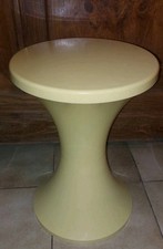 Tabouret vintage tam-tam Stamp beige année 70