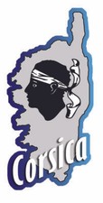 CORSICA STICKER CORSE ILE DE