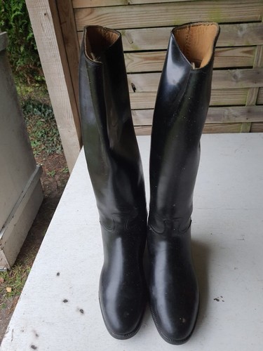 Bottes équitation cuir - bottes,