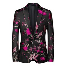 Hommes Lurex Slim Fit Costume