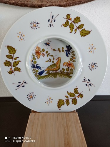 Cendrier porcelaine décor - porcelaine,