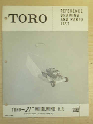 1958 toro mower operating - 1958,