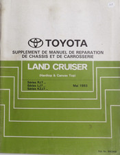 Manuel d'atelier TOYOTA LAND CRUISER sup de chassis et de carrosserie mai 1993