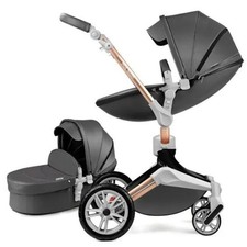 Poussette HotMom 2 en 1 360° Dark Grey -  - V2189495