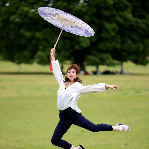 Ombrelle papier parapluie - papier,