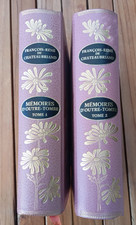 lot CHATEAUBRIAND Mémoires d' Outre Tombe 1 et 2 Jean de Bonnot 1968 tbe