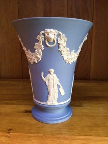 Ancien vase wedgwood - vase, bleu