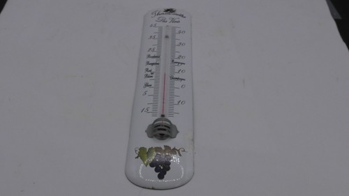 Plaque thermometre emaille - plaque,