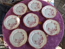 8 Assiettes Plates Terre Fer