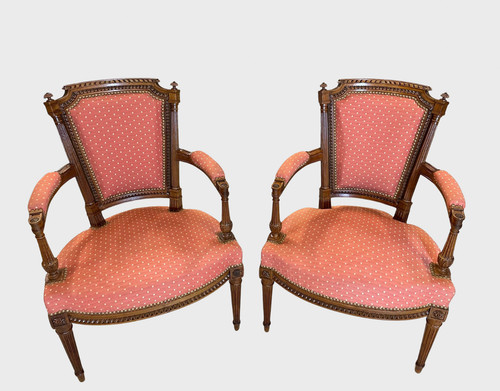 Paire fauteuils directoire - paire,