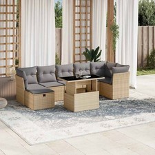 Salon de jardin 8 pcs avec