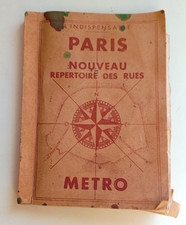 ANCIEN L'INDISPENSABLE. PARIS NOUVEAU RÉPERTOIRE DES RUES METRO