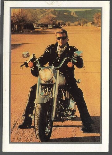 Rare carte postale johnny - ,