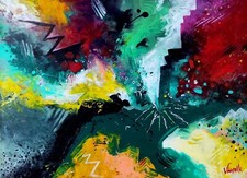 Peinture abstraite OULA - Art