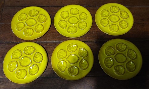 Assiettes huîtres - à,