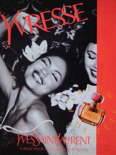 Publicité 1996 parfum yves - 1996,