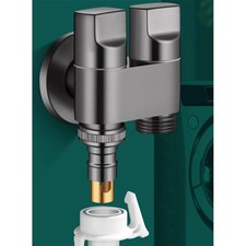 Vanne de régulation double angle amélioration de l'habitat option de connexion