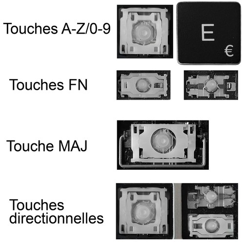 Touche clavier français - clavier,