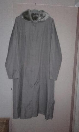 Manteau long fourré