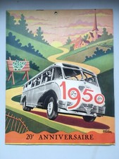 Calendrier 1950 JAC JACF 20e Anniv Jeunesse Agricole Catholique