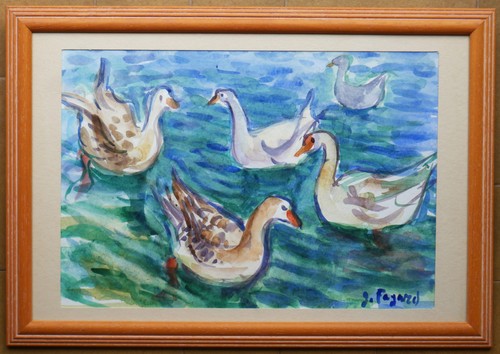 Tableau aquarelle gérard - de,