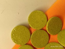 Emaux De Briare Modèle Ducats Verts Diamètre 42mm. Neufs Par 20 pièces.